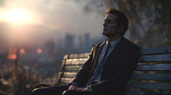 Сильное эмоциональное напряжение у мужчины