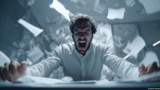 Неконтролируемая агрессия у мужчины